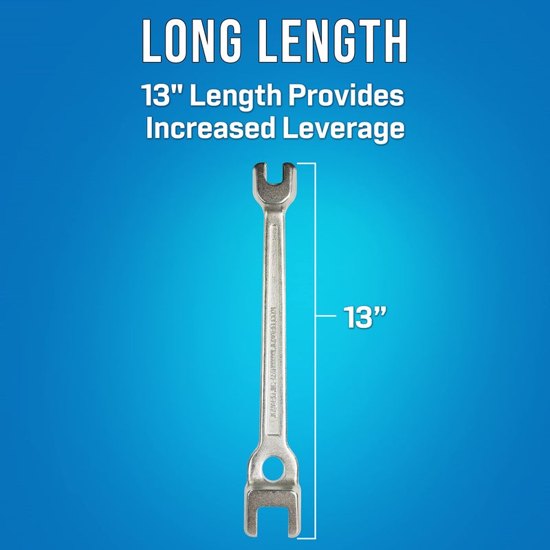 Jonard Tools JIC-650, Lineman's B Type Double Ended Wrench, 13" Length - Image 5